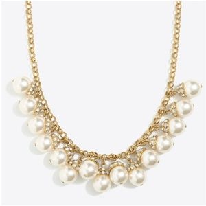 J. Crew Pearl Ornament Statement Necklace